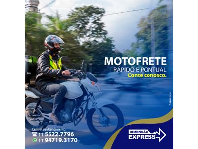Serviço de Motofrete na Vila Monte Alegre